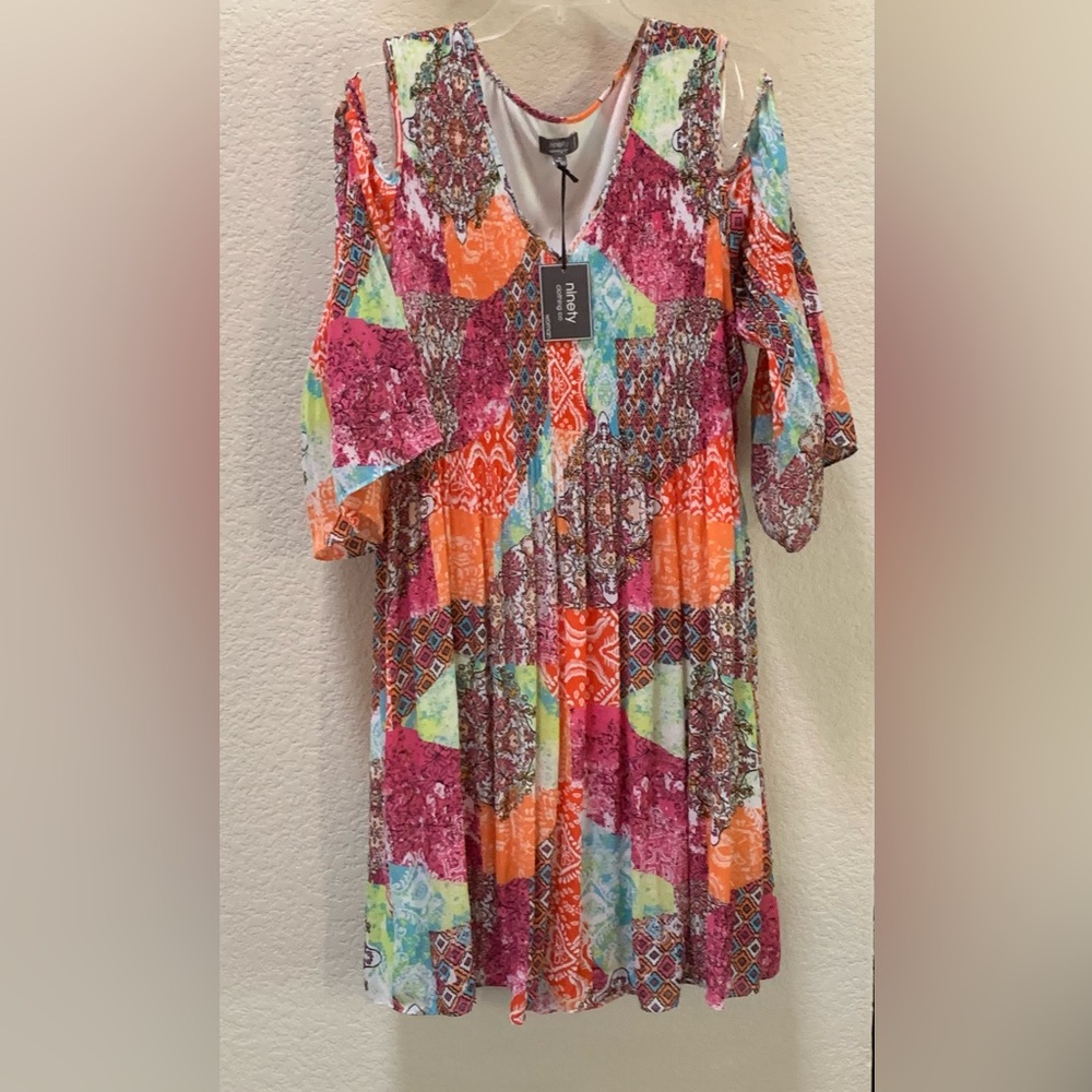 Ninety Colorful Patchwork Dress